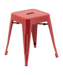 Small Replica Tolix Stool in Matte Red