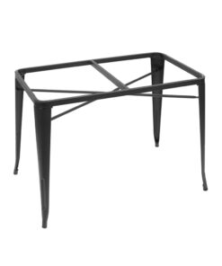 Alternative view of 800 x 1200mm Tolix Table Base in Black
