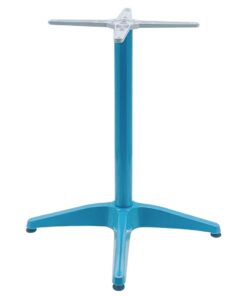 Alternative view of Roma Aluminium Table Base in Aqua