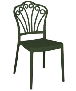 Garden Chair in Dark Forest Green